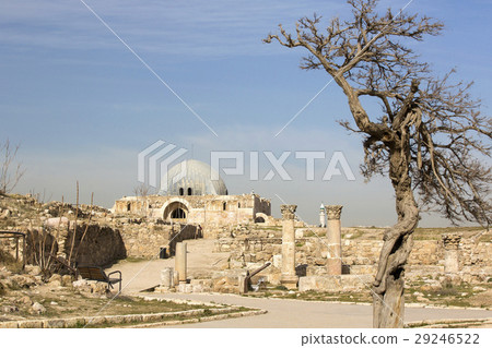 The ruins of the ancient citadel in Amman, Jordan The ruins of the ancient citadel in Amman, Jordan 29246522