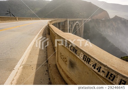 Bixby Creek Bridge on Highway 1, California 29246645
