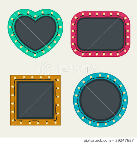 Frames set with bulbs 29247687