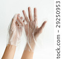 plastic gloves 29250953