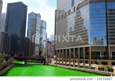 St. Patrick's day. Chicago, USA - March 11, 2017 St. Patrick's day. Chicago, USA - March 11, 2017 29250987