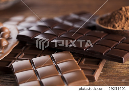 Bars Chocolate , candy sweet, dessert food  29251601
