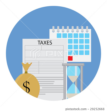 Tax icon concept 29252668