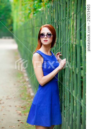 beautiful young woman walking in the park beautiful young woman walking in the park 29253405