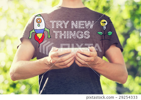 Try New Things concept  29254333