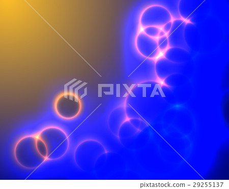 Abstract full of glitch circular bubble background 29255137