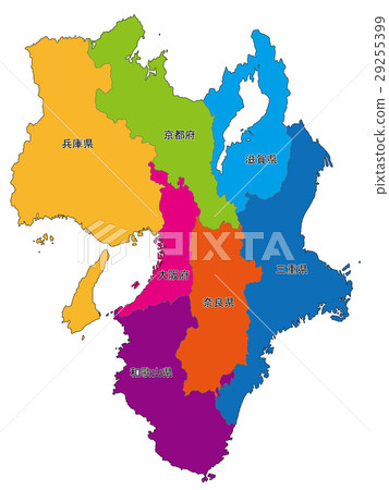近畿地區關西地圖 29255399
