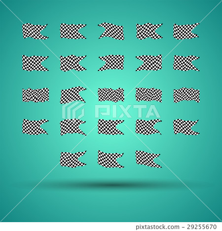 Racing background set collection of 23 checkered 29255670