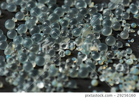 macro of silica gel balls macro of silica gel balls 29256160