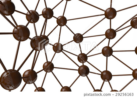 brown chocolate Molecular geometric chaos abstract brown chocolate Molecular geometric chaos abstract 29256163