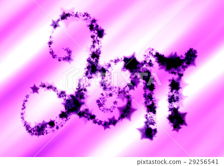 Happy new year 2017 isolated numbers lettering 29256541