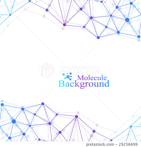 Geometric graphic background molecule and 29256699