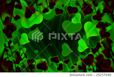 Abstract love background full of hearts. Valentine 29257046