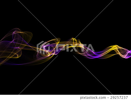 abstract colorful wavy smoke flame over black abstract colorful wavy smoke flame over black 29257237