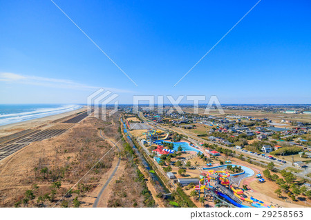 Aerial view of Hamenuma, Sanmu City Aerial view of Hamenuma, Sanmu City 29258563