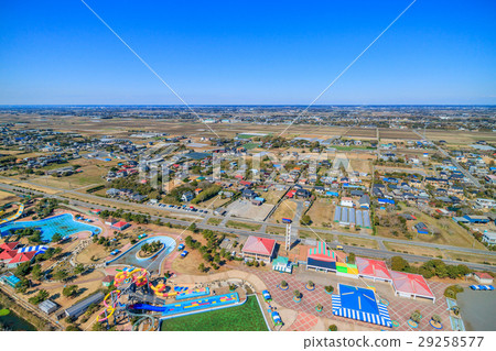 Hamenuma，Sanmu市鳥瞰圖 29258577