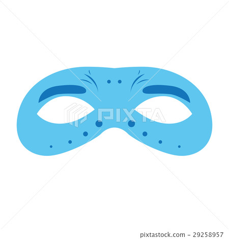 Isolated carnival mask 29258957