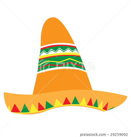 Isolated mexican hat 29259092