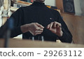 The concept of handmade crafting style. Close-up 29263112