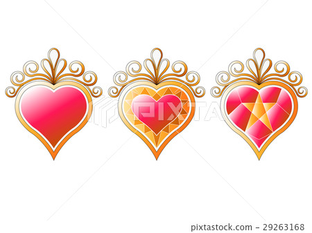 hearts collection vector set 29263168