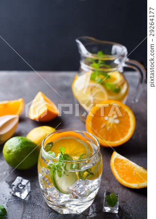 Citrus lemonade with mint Citrus lemonade with mint 29264177