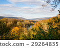 Panoramic view over colorful mountain valley  29264835