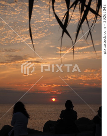 我看日落海灘的日落 我看日落海灘的日落 29265048