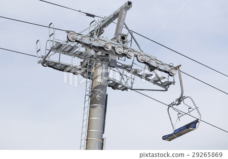 Chairlift in the ski resort. 29265869