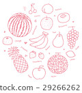 Hand-painted illustration fruit set 29266262