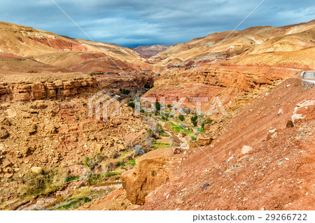 Landscape of the Asif Ounila valley in the High 29266722