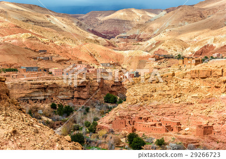 Landscape of the Asif Ounila valley in the High 29266723