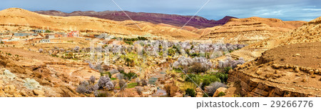 Landscape of the Asif Ounila valley in the High Landscape of the Asif Ounila valley in the High 29266776
