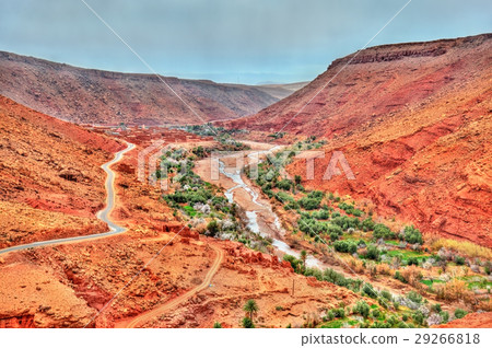 Landscape of the Asif Ounila valley in the High 29266818