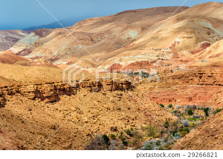 Landscape of the Asif Ounila valley in the High Landscape of the Asif Ounila valley in the High 29266821