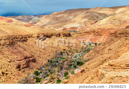 Landscape of the Asif Ounila valley in the High 29266823