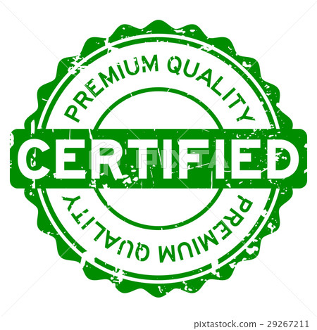 Grunge premium quality certified rubber stamp - Stock Illustration ...