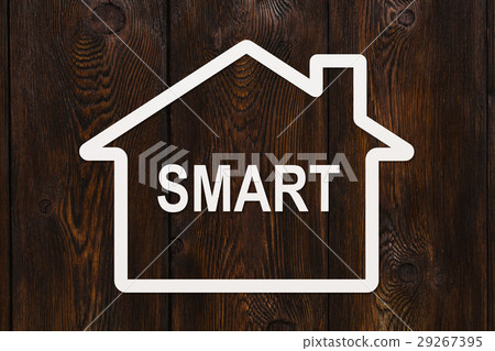 Paper house with smart text inside Paper house with smart text inside 29267395