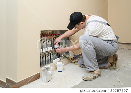 Installation of home heating. Installation of home heating. 29267807