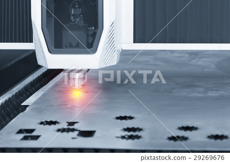 The CNC laser cutting machine 29269676