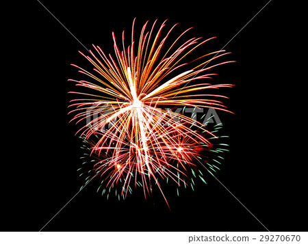 Fireworks light up in the sky, dazzling scene. Fireworks light up in the sky, dazzling scene. 29270670