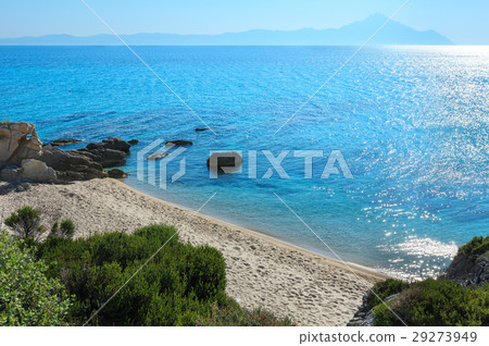 Summer Sithonia rocky coast, Greece. Summer Sithonia rocky coast, Greece. 29273949