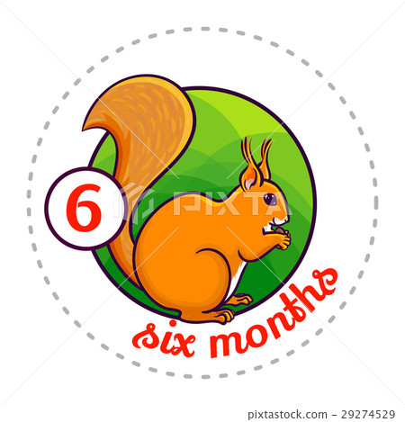Monthly baby sticker Monthly baby sticker 29274529