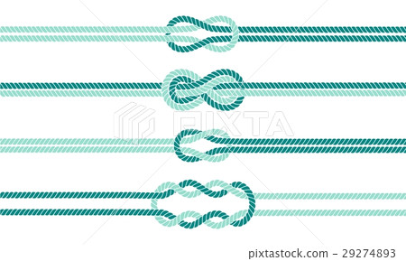 Sailor knot and rope dividers and borders set 29274893