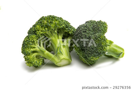 Romanesco broccoli cabbage isolated 29276356