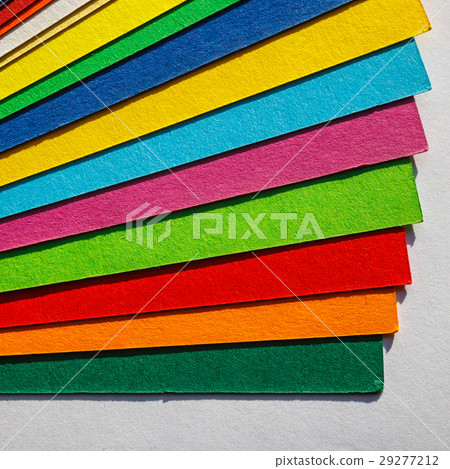 Colorful Paper isolated on white background 29277212