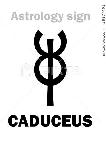 Astrology: Mercury's CADUCEUS 29277401