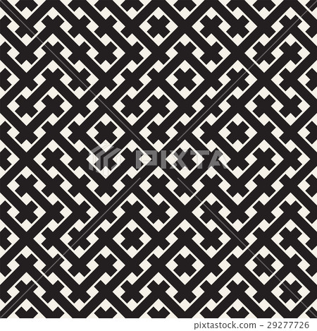 Weave Seamless Pattern. Braiding Background of 29277726