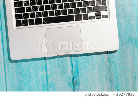 Modern laptop computer, top view Modern laptop computer, top view 29277936