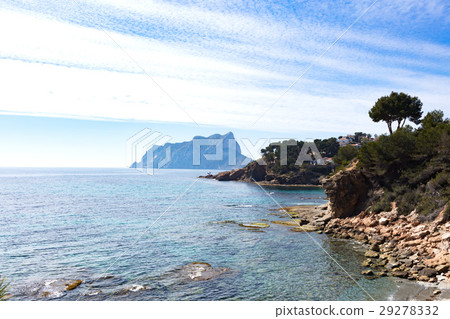 Mediterranean coast from Moraira walkway Mediterranean coast from Moraira walkway 29278332