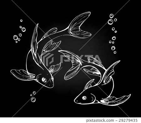 Stylized fishes. 29279435